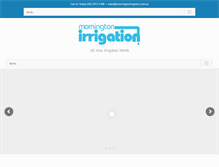 Tablet Screenshot of irrigationmornington.com.au